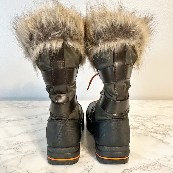 Lugz Tundra Lace Up Faux Fur Waterproof Women's Winter Boots - Size 7 - Picture 5 of 11